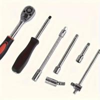 Juego De Herramientas De Mantenimiento Automotriz 46pcs Juego De Llaves Y Llaves De Fijación Para Motocicleta Kit De Reparación - details 2