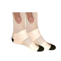 1 Par De Calcetines Casuales Divertidos Para Hombres Y Mujeres Calcetines De Algodón Con Patrón Original Regalo De Navidad Hip-Hop Calcetines De Moda - details 4