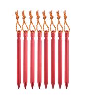 10pcs De Palos De Tenda Ultraligeros De Aleación De Aluminio 18cm Con Bolsa De Almacenamiento Convenientes Para Camping Y Actividades Al Aire Libre - details 4