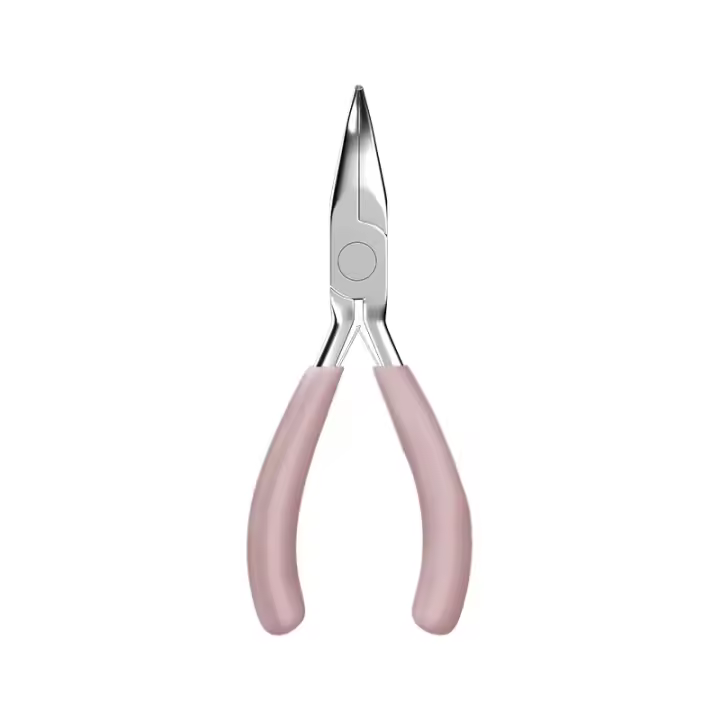 Tijeras De Acero Inoxidable Rosa Para Manualidades Joyería DIY Kit De Herramientas Multifuncionales Para El Oído Redondo - 1