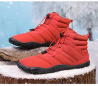 Zapatos deportivos de algodón para exteriores de cinco dedos para hombres y mujeres, además de botas cálidas de terciopelo,botas de nieve para parejas resistentes al desgaste y antideslizantes. - details 12