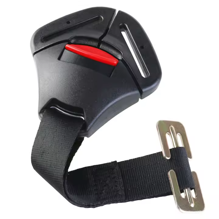 Cinturón De Seguridad Para Niños Clip Fijo Para Asiento De Coche Correa De Seguro Con Cierre Pezuña Para Protección Infantil - 1