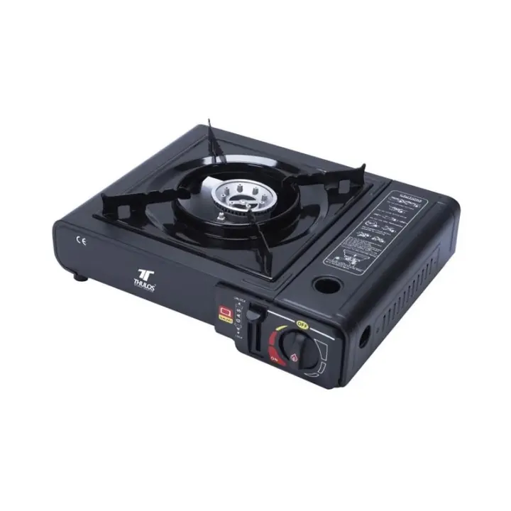 Suinga Cocina portátil dual THULOS, funciona con cartucho de gas o botella de gas externa. - 1
