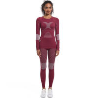 SSITO Conjunto de Mallas de gimnasio de Seco rápido, ropa de Esquí de DOT sin Costura para el invierno, ropa y pantalones de Seco rápido para correr, deporte y ciclismo - details 25