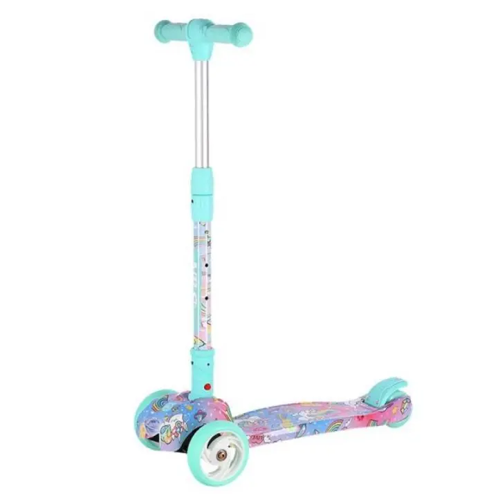 Scooter infantil NILS FUN HLB15A LED menta - 1