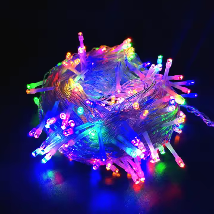 Luces LED De Navidad 220V Con Enchufe EU 10M Para Decoración Externa Guirnalda De Farolillos Para Hogar Bodas Fiestas Y Vacaciones - 1
