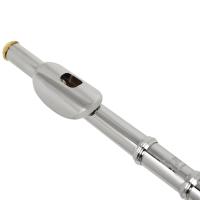 SLADE Piccolo C-tone En Tubo De Cobre Blanco Con Teclas De Plata Y Oro Set De Jugador Profesional De Flute Con Paño De Limpieza Caja De Cuero - details 6