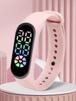 Reloj De Pulsera Deportivo Para Niños Y Niñas Colorido Y Sencillo Pantalla Táctil LED Regalo De Fiestas Estilo Casual - details 6
