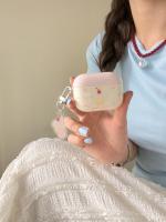 Funda De Pastel De Cereza Rosa Con Cuadros Para AirPods 1 2 3 Y AirPods pro 2 Estilo Moderno Y Elegante Protección Para Auriculares - details 3