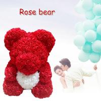 Juguete Oloroso De Osos Con Rosas Rojas Grandes Decoración Para El Día De San Valentín Y 8 De Marzo Regalo De 25cm - details 0