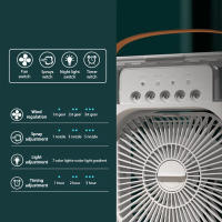 Ventilador Portátil Humidificador USB Con Sprayer De Niebla De 5 Agujeros Enfriador De Escritorio Pequeño Para Horno Oficina - details 9