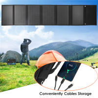 Panel Solar Plegable De 100W Con Bolsa Y Salida USB+DC Cargador Portátil Dispositivo De Carga Solar Para Exteriores Suministro De Energía Portátil - details 1