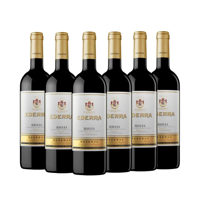 Ederra Reserva - Vino tinto DO Rioja - Caja 6 botellas 75cl - 1