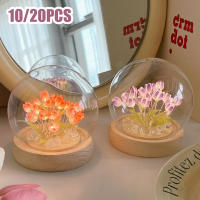 Luz De Noche En Forma De Tulipán DIY LED Batería Manual Decoración De Regalo Para Dormitorio Luz De Sueño De Escritorio - details 0