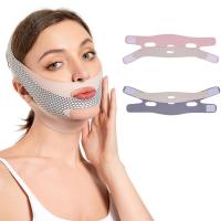 Cinta De Levantamiento Facial Reutilizable V Line Máscara Cinta Elástica Para Adelgazamiento Facial Herramienta De Belleza Reductor De Doble Mentón - details 1