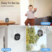 Cámara De Seguridad Tuya 4MP Bullet Exterior WiFi 2.4G/5G Monitoreo CCTV Video Inteligente Compatible Con Alexa Google - details 2