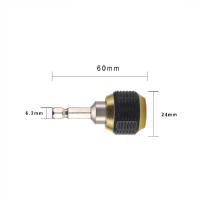 Adaptador De Cambio Rápido Para Broca Sin Llave 1/4 Pulgada Chucks De Cola De Broca Hexagonal Convertidor De Cambio Rápido Para Taladro Eléctrico - details 2