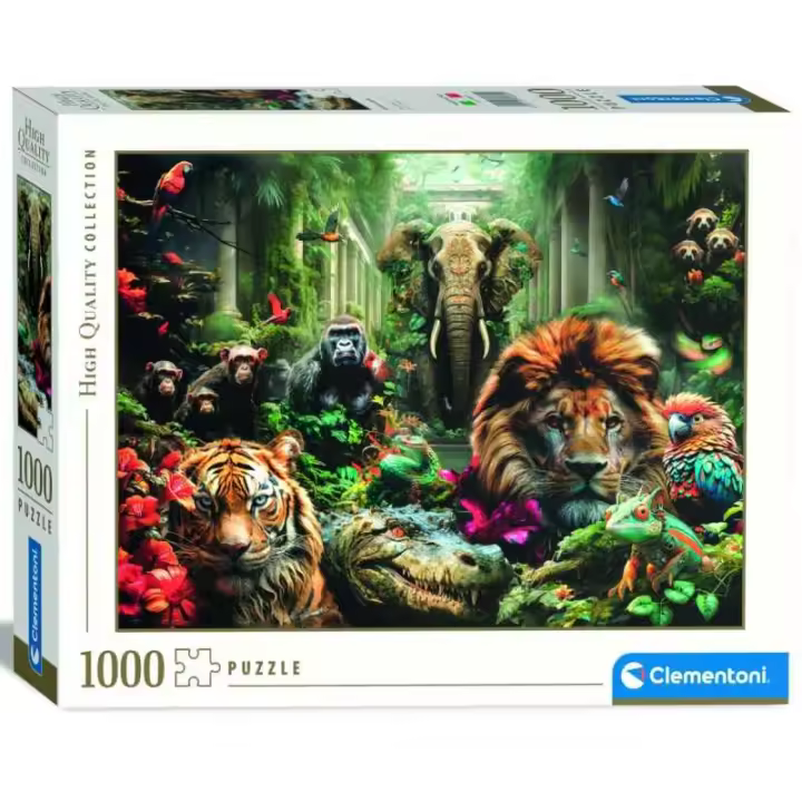 Puzzle 1000 Piezas Selva Africana Mística Clementoni - 1