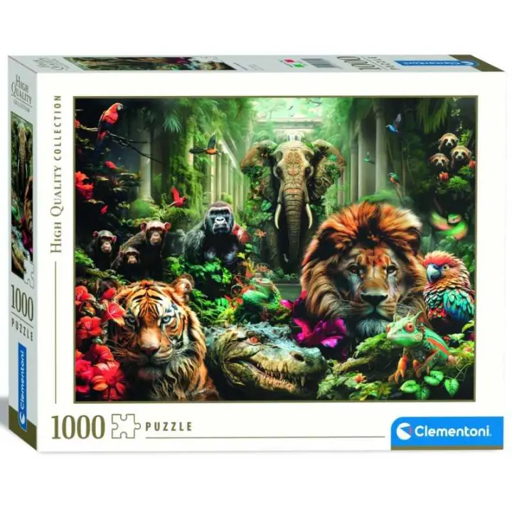 Puzzle 1000 Piezas Selva Africana Mística Clementoni - 1