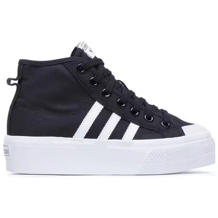 Zapatillas Sneakers Adidas modelo Nizza Platform Mid para Mujer en color Negro y blanco - 1