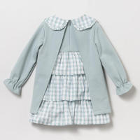 Coco Acqua Vestido de bebé niña 50191 VERDE NUBLADO ropa niños Winter ROYALE CORDONETS - details 2