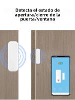 Sensor De Puerta Y Ventana Zigbee 3.0 Tuya Con Control Remoto Por App Compatible Con Alexa Google Assistant Smart Life SaltComm - details 7