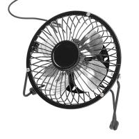 Ventilador de escritorio USB en Diseño de metal con funcionamiento Silencioso para Oficina y Hogar, Cabeza inclinable ajustable 360 °, refrigerador de aire con antideslizante, duradero y portátil. - details 2