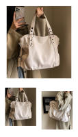 Bolso De Hombro Para Mujer De Gran Capacidad En Color Negro Suave De Cuero Bolsa De Compras Grande Bolsa Bandolera De Viaje - details 6