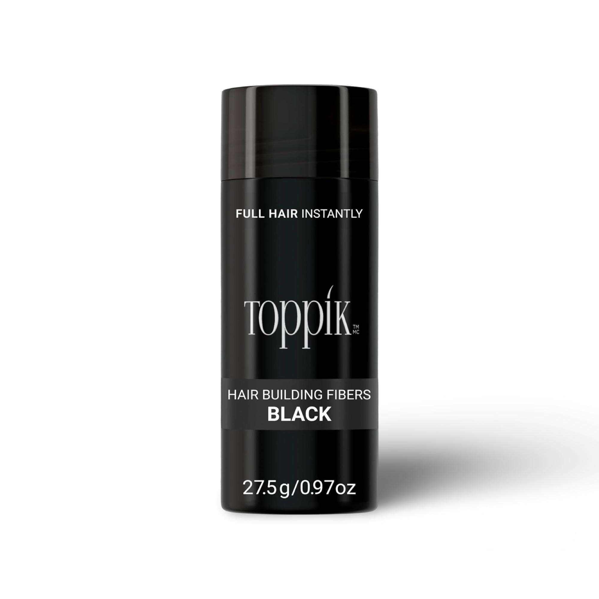 Toppik Fibras Capilares Negro – 27.5 g – Fibras de Queratina para Aumentar la Densidad del Cabello al Instante – Unisex - Rebajas de primavera