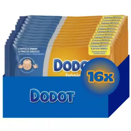 Dodot Básico Toallitas Húmedas para bebé - Pack AHORRO de 864 toallitas (16x54 toallitas) - 1
