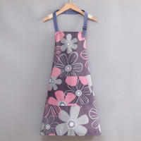 Delantal De Cocina Para Mujer Con Estampado De Girasol De Dibujos Animados Verano Ajustable Antigrasa Sin Mangas Material De Algodón - details 5