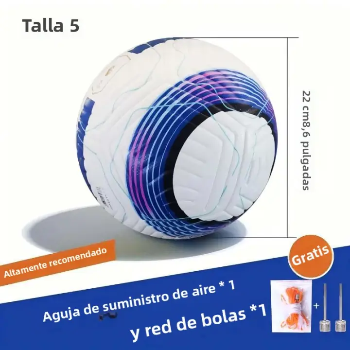 Bola De Fútbol No. 5 Estándar Para Hombres Y Mujeres Adultos Y Jóvenes Entrenamiento Competencia Antideslizante Resistente Al Desgaste Impermeable Sin Costuras Ajuste Único - 1