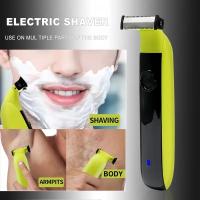 Afeitadora Eléctrica Para Hombres Profesional Recargable USB Trimmer De Barba Y Cuerpo Máquina De Afeitar Rápida Y Segura De Acero Inoxidable - details 3