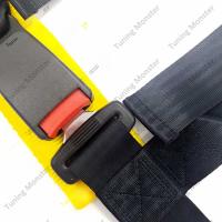 Almohadilla De Asiento Universal De Competición 4 Puntos Con Cinturón De Seguridad De 2 Pulgadas Y Hebilla De Solado Rápido En Negro Rojo Y Azul Para Asientos De Banqueta - details 8