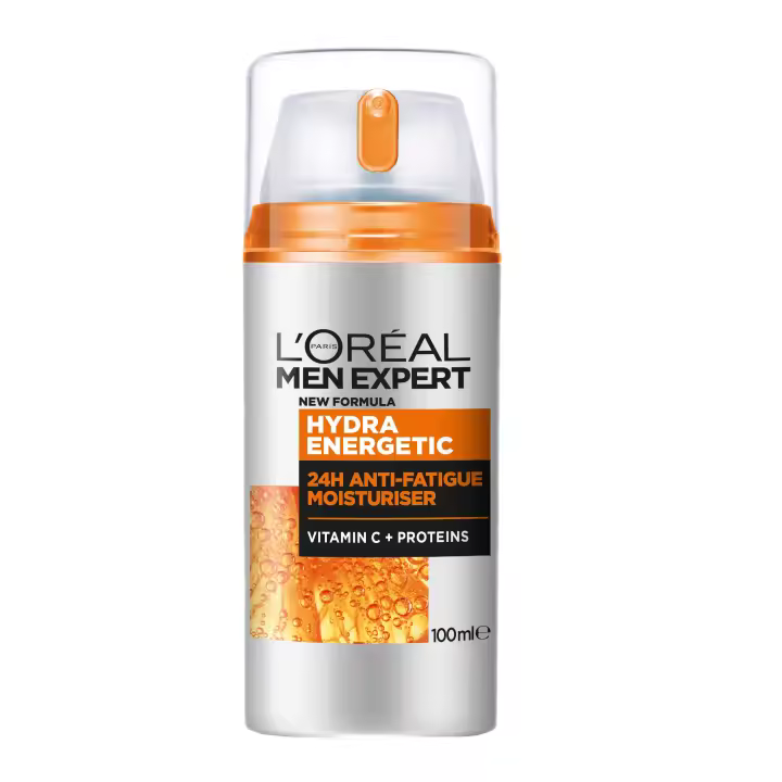 L'Oréal Paris | L'Oréal Men Expert Hydra Energetic XL Crema Hidratante Anti-Fatiga 24h para hombres con Vitamina C y Proteínas - 100 ml - 1