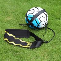 Entrenador De Fútbol Para Niños Cinturón Auxiliar De Rotación Ajustable De Tela Elástica De Nylon Herramienta De Fitness Para Entrenamiento De Golpes De Bola De Fútbol - details 4