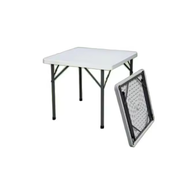 Destello S.L. Mesa profesional eventos cuadrada plegable catering/cocktail 87 x 87 x 74 cm - 1