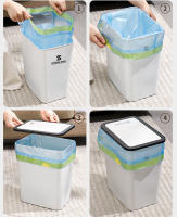 Bandeja De Papel Nordic Press Tipo Con Tapa Y Odorless Rectangular a Prueba De Fugas Para Baño Y Cocina Acero Inoxidable Para Oficina Y Uso Doméstico - details 15