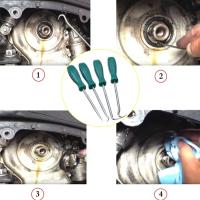 Juego De 4 Piezas De 135mm Herramientas De Reparación Para Coche Con Herramientas De Extracción De Selladores Y Guías De Anillo O Herramientas De Agarre Para Mantenimiento Automotriz - details 4