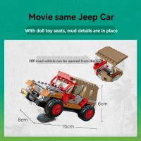 Conjunto De Bloques De Construcción Dinosaurio Dilophosaurus Ambush 221 Piezas Serie Mundial Juguetes De Artesanía Para Niños Regalos - details 1