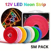 Tira De Luces LED Neón Flexible De Silicona 5M 600 LEDs 12V Impermeable Para Decoración De Jardín Y Hogar Tubo De Cinta Luminosa - details 13