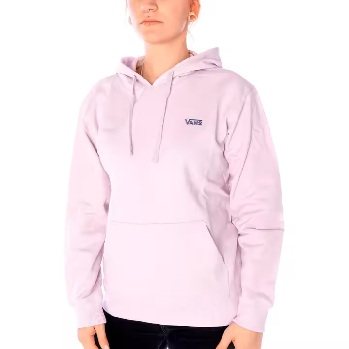 Sudadera Vans Flying V - Hoodie con capucha Vans para mujer color lavanda - Sueter con gorro Vans - 1