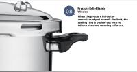 Cecodadi-Olla a Presión de Acero Inoxidable de  4L.5L.9L. Food Grade, Non-Stick, Compatible con Olla de Inducción de Gas Universal, A Prueba de Explosiones, para Sopa, Arroz, Gachas, Utensilios de Cocina - details 10