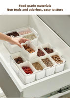 Caja De Almacenamiento Para Condimentos 8 En 1 Juego De Botellas De Especias Organizador De Cocina Contenedor Moderno De Acrílico - details 3