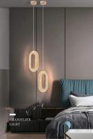 Lámpara Colgante Minimalista Moderna Para Sala De Estar Y Dormitorio Iluminación Ambiental Decorativa Para El Hogar Instalación Interior - details 7
