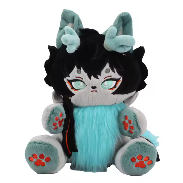 Muñeco De Peluche De Anime Cartoon Danheng Meow Honkai Star Rail Suave Regalos Para Cumpleaños Halloween Navidad Adecuado Para Todas Las Edades - 1