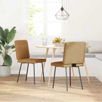 vidaXL Sillas de comedor 2 unidades terciopelo en color Gris claro/Rojo vino tinto/Amarillo y más | cómodas modernas ergonómicas para comedor cocina salón hogar - details 4