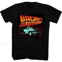 Camiseta Back to the Future Para Hombres Y Mujeres Estampado Gráfico Moda Hip Hop Ropa De Calle Manga Corta Talla Grande Unisex - details 7