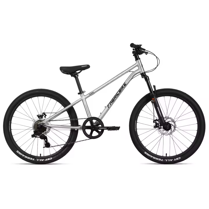 Fabricbike Terra -  Bicicleta de montaña , MTB Bicicleta Juvenil 20 y 24 Pulgadas | Cambio Shimano de 7 velocidades, Freno de Disco, Cuadro de aluminio, Suspensión delantera - 1