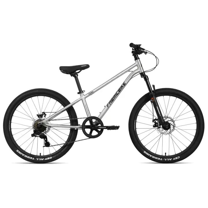 Fabricbike Terra -  Bicicleta de montaña , MTB Bicicleta Juvenil 20 y 24 Pulgadas | Cambio Shimano de 7 velocidades, Freno de Disco, Cuadro de aluminio, Suspensión delantera - 1